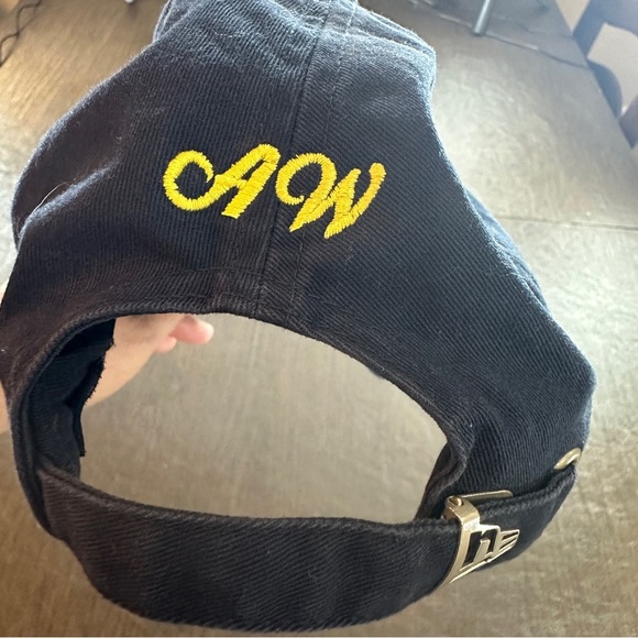 New Era Dark Blue University of Michigan Hat with Bright Yellow Emblem - Picture 4 of 8